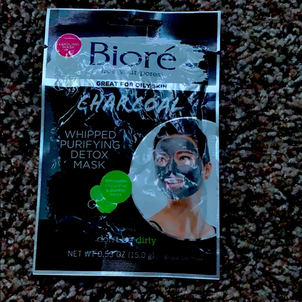 Charcoal face mask